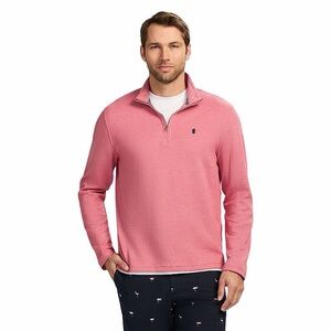 Izod Men's Pink Zip-Up Sweater